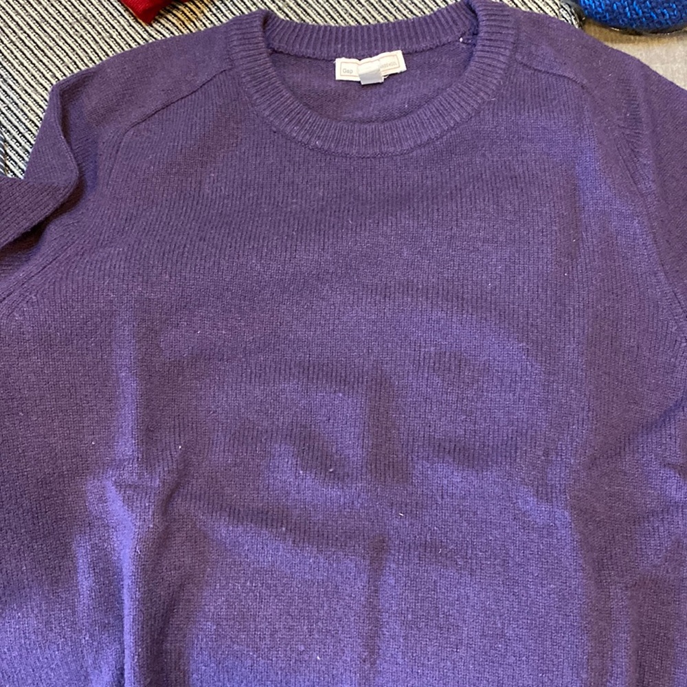 Purple gap sweater
